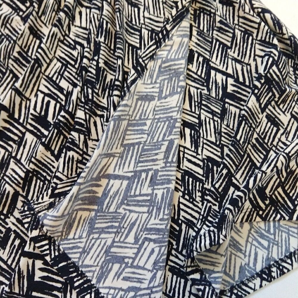 Lauren Ralph Lauren V Neck Sheath Dress Size 14 Blue White Surplice Half Sleeve - Picture 7 of 9
